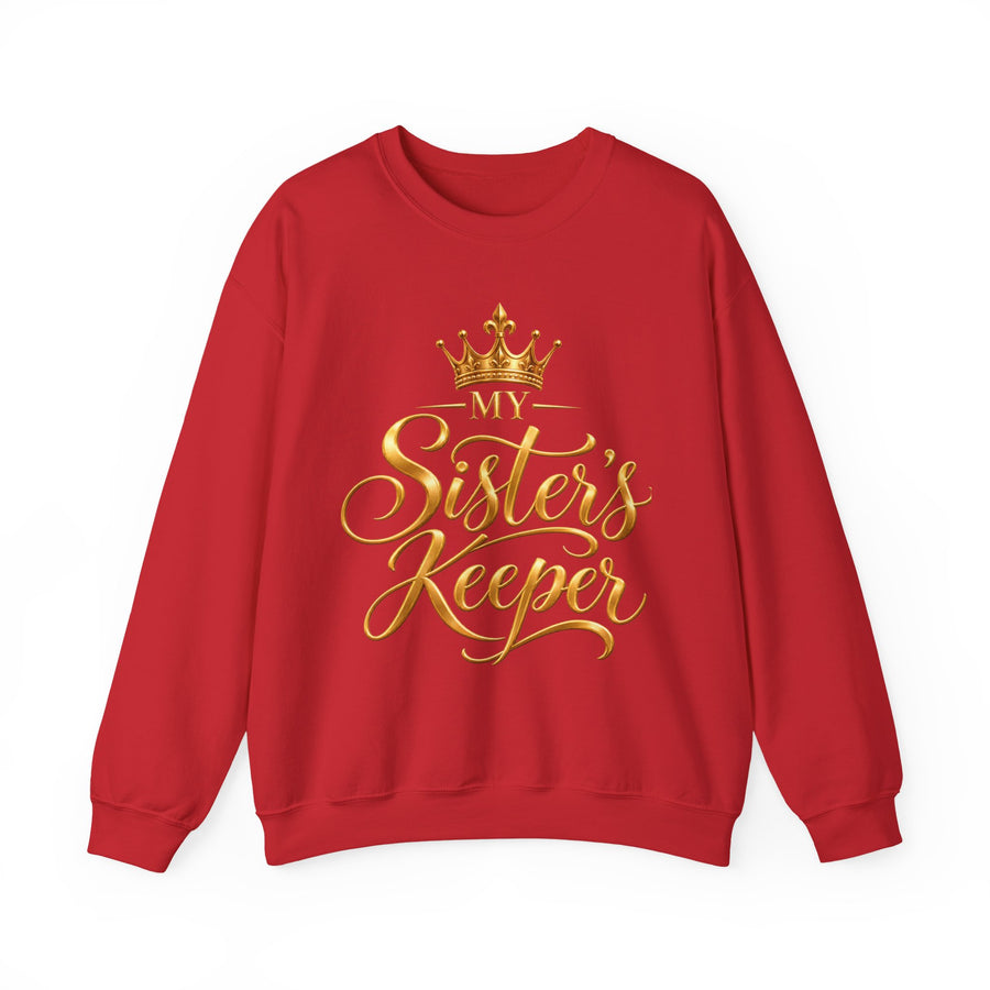 My Sister’s Keeper Gold Script Crewneck