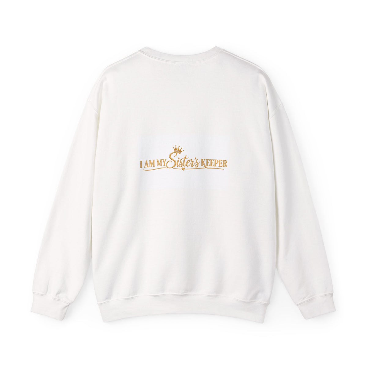 My Sister’s Keeper Gold Script Crewneck