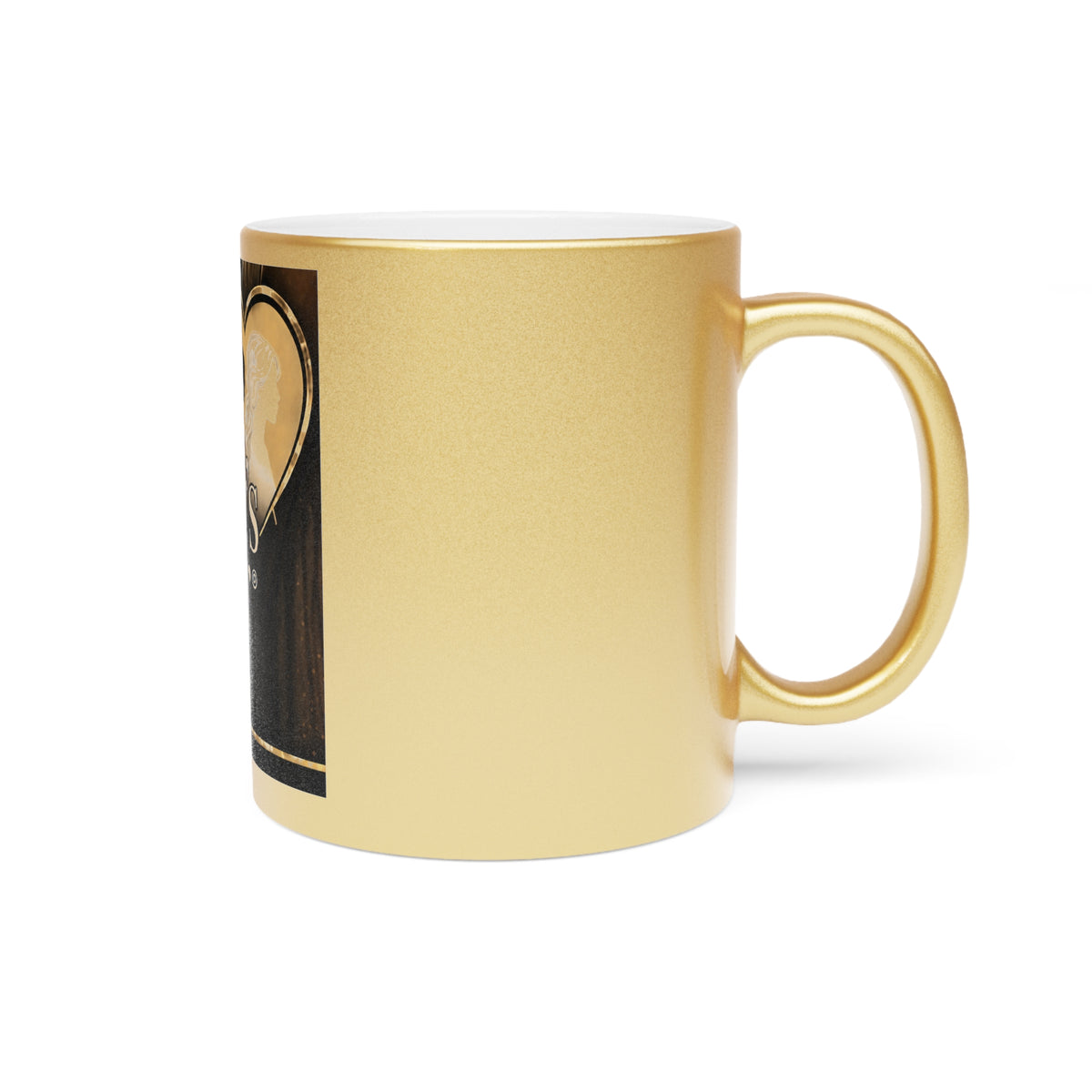 My Sister's Keeper Metallic Mug — Silver/Gold Crowned Sisterhood Coffee Cup