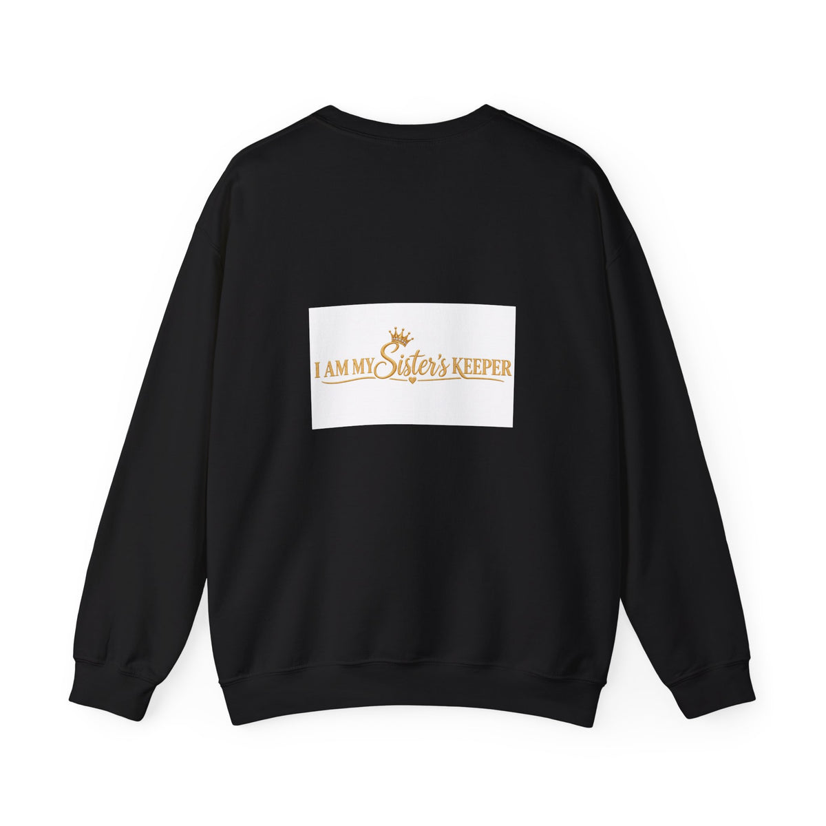 My Sister’s Keeper Gold Script Crewneck