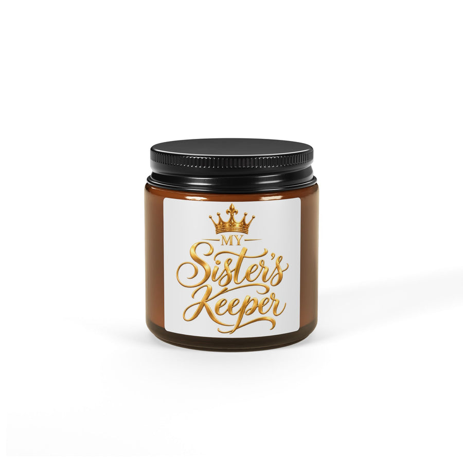 Soy Candle — "My Sister's Keeper" Amber Jar (Scented)
