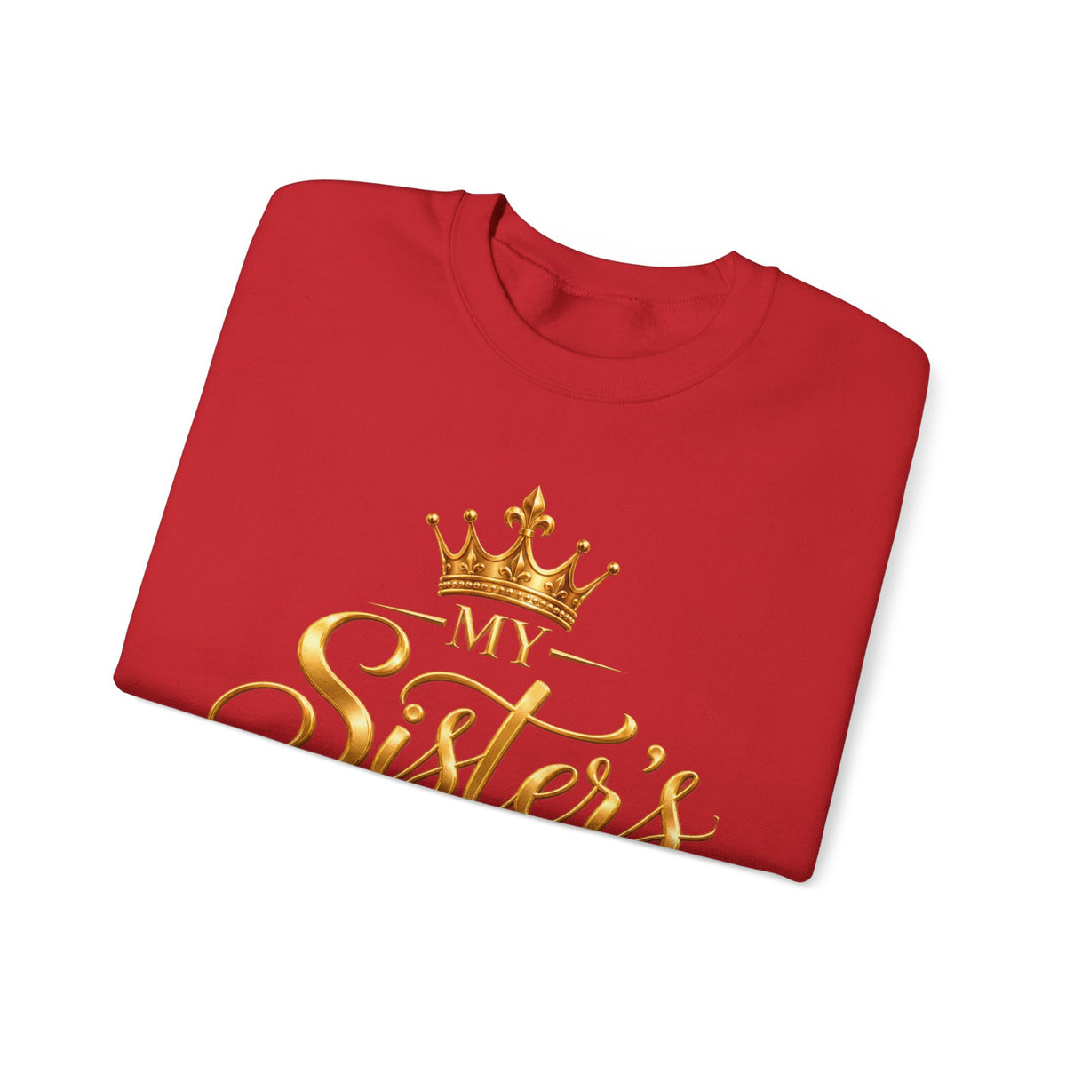 My Sister’s Keeper Gold Script Crewneck